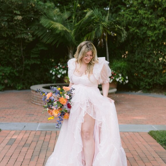 selkie the sparkling rose in bloom gown size L - Picture 4 of 8